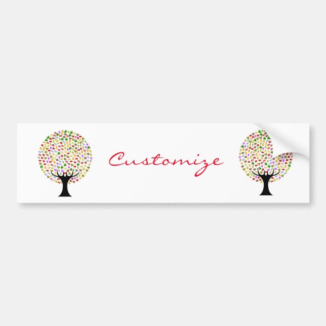 Multi-fruit tree Thunder_Cove Bumper Sticker (Front)