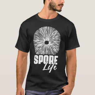 Multi Fungi Spore Print Mycology Mushroom Grower T-Shirt