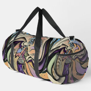 Multi Geo Swirl Duffle Bag