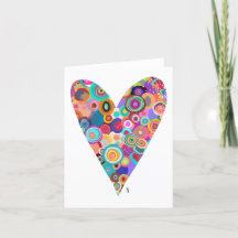Multi Heart Greeting Card