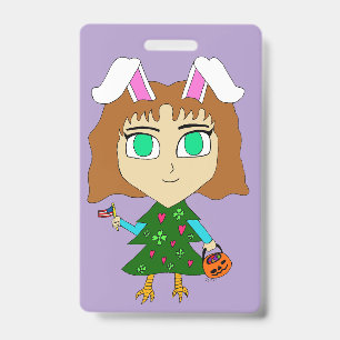 Multi Holiday Chibi ID Badge