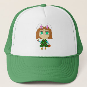 Multi Holiday Chibi Trucker Hat