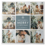 Multi Holiday Photos | Merry Christmas | Gift Ceramic Tile<br><div class="desc">Collage Holiday Photos | Merry Christmas | Gift</div>