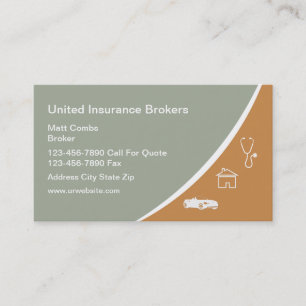 Multi Line Insurance Business Card