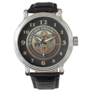 MULTI-MILITARY FREE MASONS WATCH
