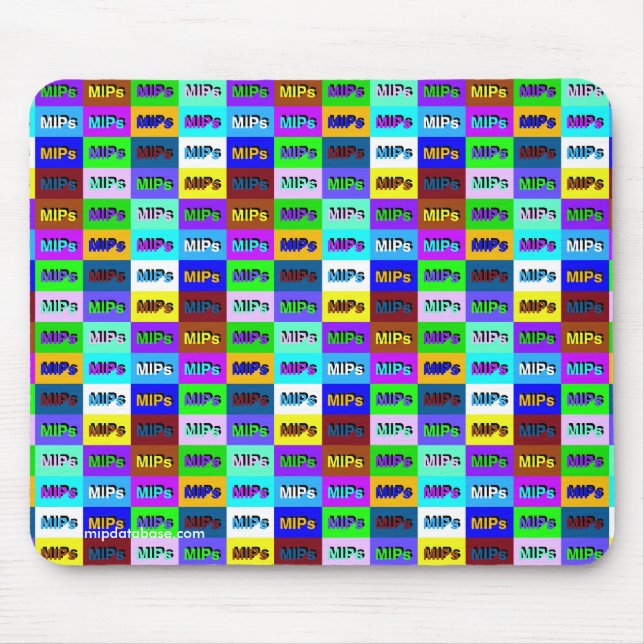 multi mini mips logo mousepad (Front)