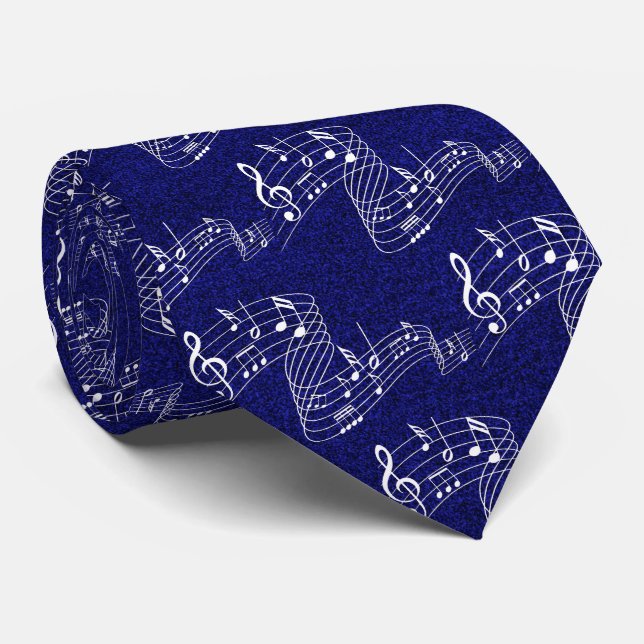 MULTI-MUSIC NOTES- TIE (Rolled)