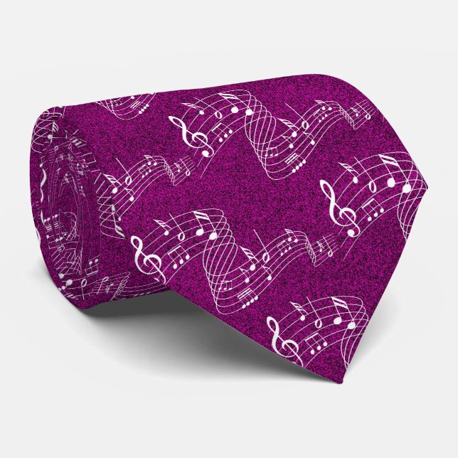 MULTI-MUSIC NOTES- TIE (Rolled)
