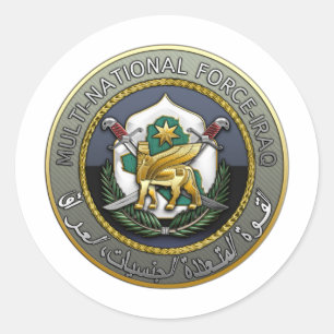 Multi-National Force – Iraq Classic Round Sticker