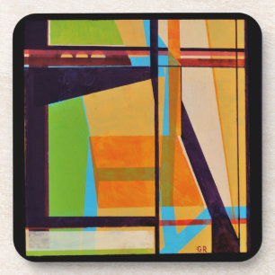 multi orange coaster set