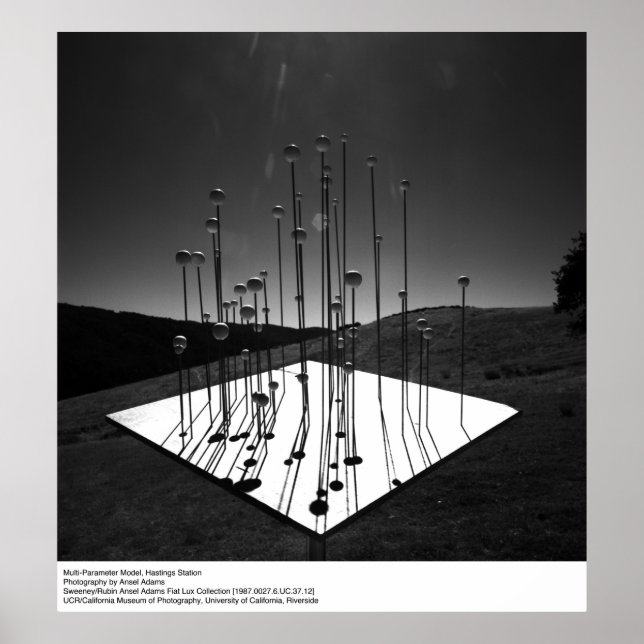 Multi-Parameter Model, Hastings, by Ansel Adams Poster (Front)