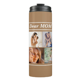 Multi Photo Collage Modern Personalised mother's  Thermal Tumbler
