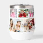 Multi Photo Collage Modern Personalised Name<br><div class="desc">Multi Photo Collage Modern Personalised Name Insulated Tumbler features a photo collage of five of your favourite photos. Personalised with your name in modern black script. Perfect for birthday,  Christmas,  baby shower and more. Designed by ©Evco Studio www.zazzle.com/store/evcostudio</div>