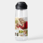 Multi Photo Collage Modern Personalised Name Water Bottle<br><div class="desc">Multi Photo Collage Modern Personalised Name Water Bottle features a photo collage of nine of your favourite photos. Personalised with your name in modern black script. Perfect for birthday, Christmas, Mother's Day, Father's Day, Grandparents, brother, sister, best friend and more. PHOTO TIP: centre your photos before uploading to Zazzle. Designed...</div>