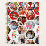 Multi Photo Collage Simple Modern Hexagon Pattern Planner<br><div class="desc">Multi Photo Collage Simple Modern Hexagon Pattern Planners features a photo collage of your favourite photos in a hexagon shape. Perfect for birthday,  Christmas,  Mother's Day,  Father's Day,  Grandparents,  brother,  sister,  best friend and more. Designed by ©Evco Holidays www.zazzle.com/store/evcoholidays</div>
