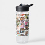 Multi Photo Collage Simple Modern Hexagon Pattern Water Bottle<br><div class="desc">Multi Photo Collage Simple Modern Hexagon Honeycomb Pattern Personalised Water Bottle features a photo collage of your favourite photos in a hexagon shape. Perfect for gifts for birthday, Christmas, Mother's Day, Father's Day, Grandparents, brother, sister, best friend and more. PHOTO TIP: centre your photos before uploading to Zazzle. Designed by...</div>