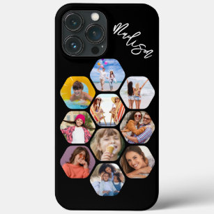 Multi Photo Collage Simple Modern Personalised iPhone 13 Pro Max Case