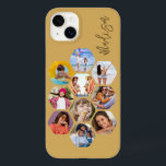 Multi Photo Collage Simple Modern Personalised Case-Mate iPhone 14 Plus Case<br><div class="desc">Multi Photo Collage Simple Modern Personalised Name Hexagon Pattern Smartphone iPhone Case features a photo collage of your favourite photos in a hexagon shape. Personalised with your name. Perfect for birthday, Christmas, Mother's Day, Father's Day, Grandparents, brother, sister, best friend and more. PHOTO TIP: centre your photos before uploading to...</div>