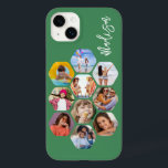 Multi Photo Collage Simple Modern Personalised Case-Mate iPhone 14 Plus Case<br><div class="desc">Multi Photo Collage Simple Modern Personalised Name Hexagon Pattern Smartphone iPhone Case features a photo collage of your favourite photos in a hexagon shape. Personalised with your name. Perfect for birthday, Christmas, Mother's Day, Father's Day, Grandparents, brother, sister, best friend and more. PHOTO TIP: centre your photos before uploading to...</div>