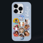 Multi Photo Collage Simple Modern Personalised Case-Mate iPhone 14 Pro Case<br><div class="desc">Multi Photo Collage Simple Modern Personalised Name Hexagon Pattern Smartphone iPhone Case features a photo collage of your favourite photos in a hexagon shape. Personalised with your name. Perfect for birthday, Christmas, Mother's Day, Father's Day, Grandparents, brother, sister, best friend and more. PHOTO TIP: centre your photos before uploading to...</div>