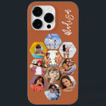 Multi Photo Collage Simple Modern Personalised Case-Mate iPhone 14 Pro Max Case<br><div class="desc">Multi Photo Collage Simple Modern Personalised Name Hexagon Pattern Smartphone iPhone Case features a photo collage of your favourite photos in a hexagon shape. Personalised with your name. Perfect for birthday, Christmas, Mother's Day, Father's Day, Grandparents, brother, sister, best friend and more. PHOTO TIP: centre your photos before uploading to...</div>