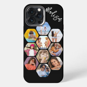 Multi Photo Collage Simple Modern Personalised iPhone 13 Pro Max Case