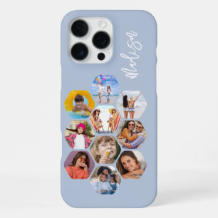 Multi Photo Collage Simple Modern Personalised iPhone 16 Pro Max Case