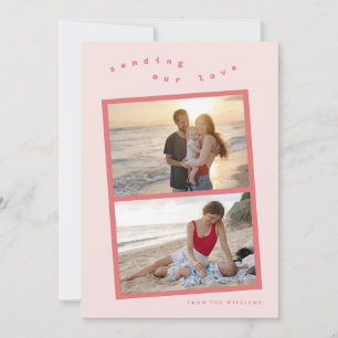 multi photo San Valentine's photocard Holiday Card