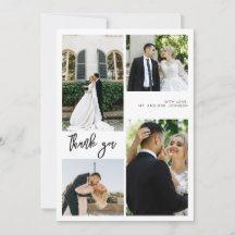 Multi Photo Thank You Card