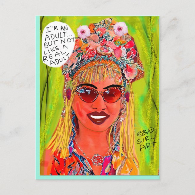 MULTI PURPOSE CARD BY BAD GIRL ART (Front)
