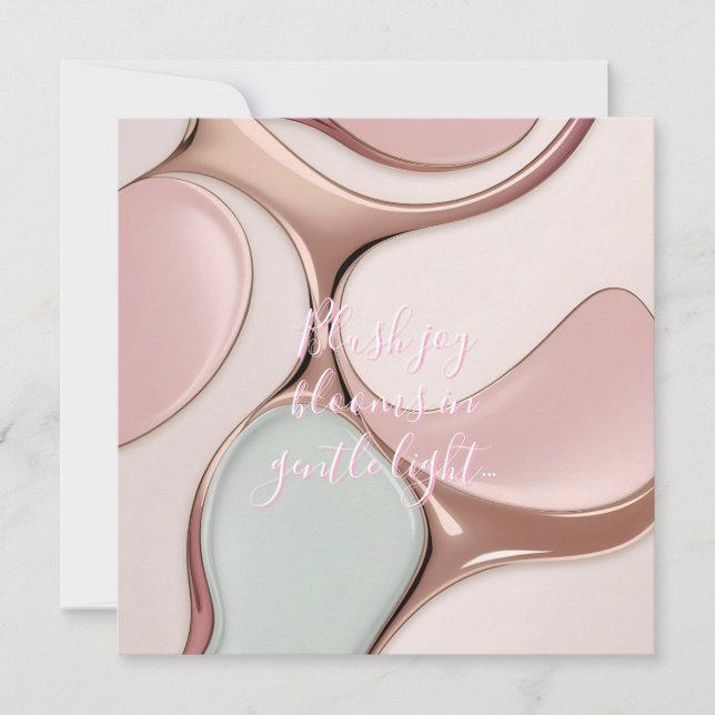 Multi purpose flat card in stylish graphic (Front)
