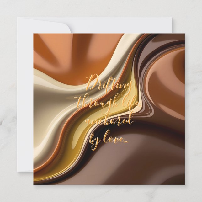 Multi purpose flat card in stylish graphic (Front)