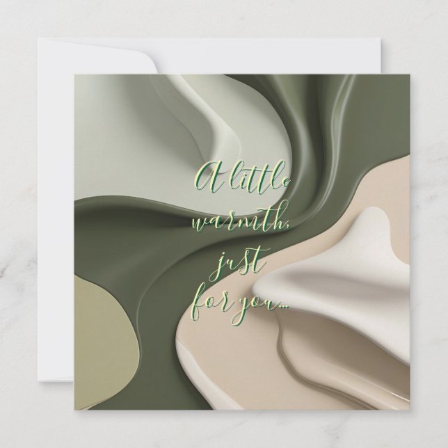 Multi purpose flat card in stylish graphic (Front)