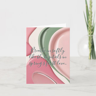 Multi purpose folded card in stylish graphic