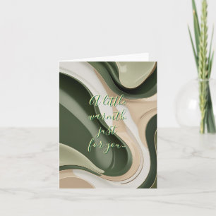 Multi purpose folded card in stylish graphic