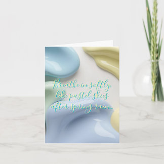 Multi purpose folded card in stylish graphic