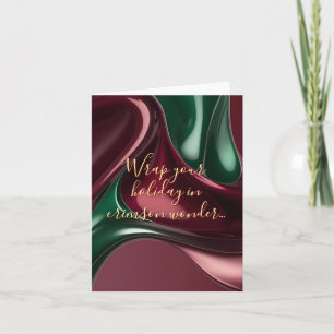 Multi purpose folded card in stylish graphic