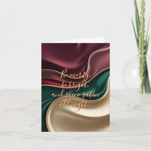 Multi purpose folded card in stylish graphic