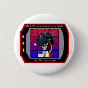 Multi Purpose Logistics Modules – MPLM 6 Cm Round Badge