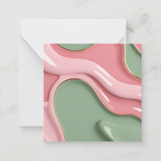 Multi purpose note card in stylish graphic (Front)