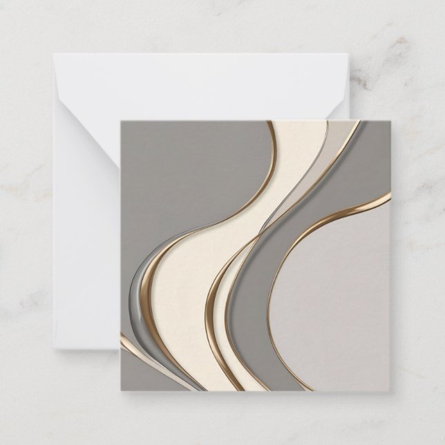 Multi purpose note card in stylish graphic (Front)