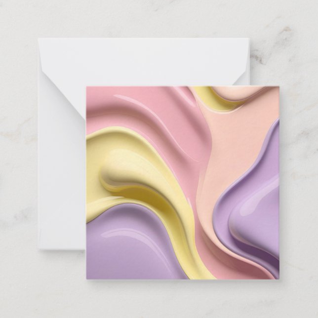 Multi purpose note card in stylish graphic (Front)
