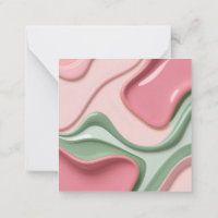 Multi purpose note card in stylish graphic