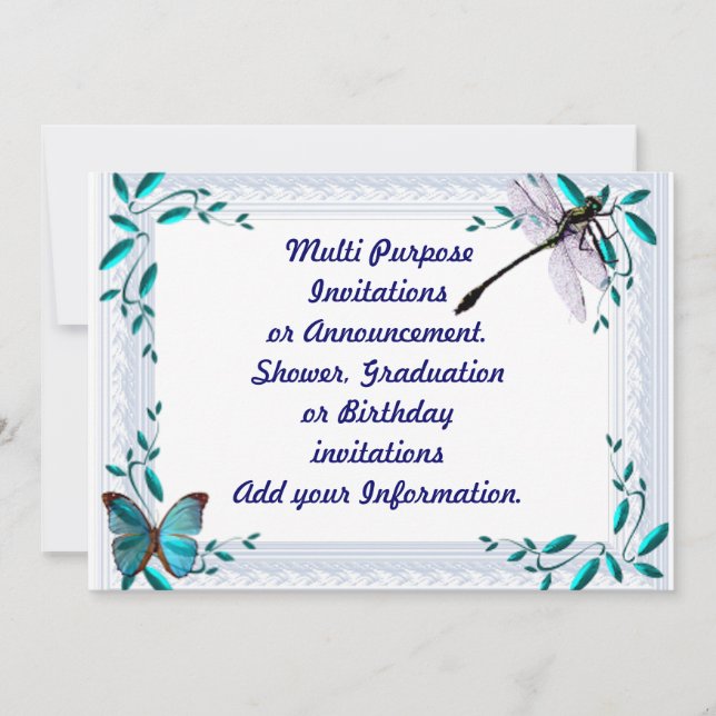 Multi purpose Party Invitation Announcement (Front)