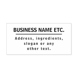 Multi-Purpose Rubber Stamp