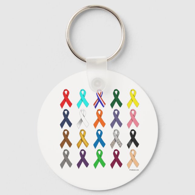 Multi-Ribbon Key Ring (Front)