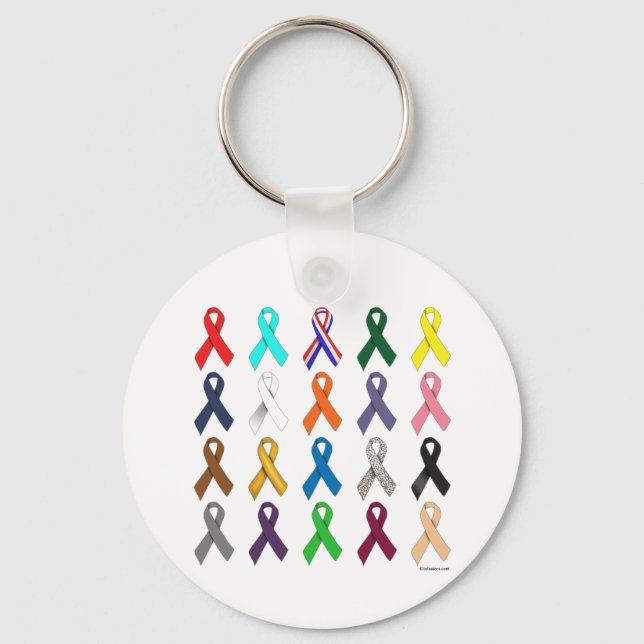 Multi-Ribbon Key Ring (Front)