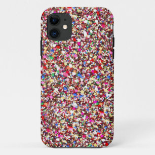 Multi Sequins Reds Sparkle Glitter Bling iPhone 5 iPhone 11 Case