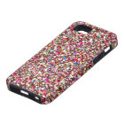 Multi Sequins Reds Sparkle Glitter Bling iPhone 5