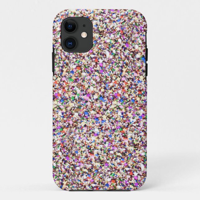 Multi Sequins Sparkle Glitter iPhone 5 Cover (Back)
